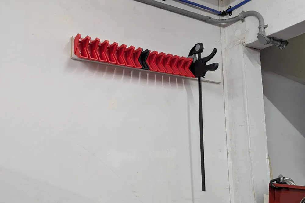 Modular Clamp Rack for Harbor Freight Bar Clamp - Free 3D Print Model ...
