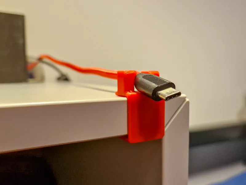 Cable Holder for Ikea Eket - No screw, no glue
