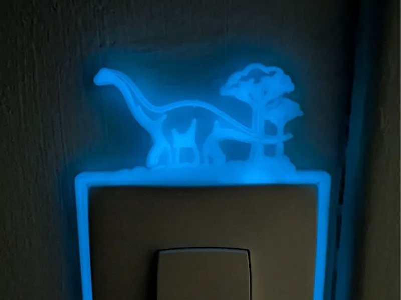 Contour Interrupteur Dinosaure
