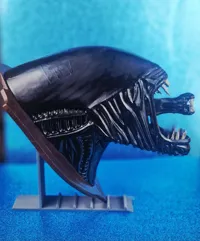 Trophée mural tête d'alien — photo 4