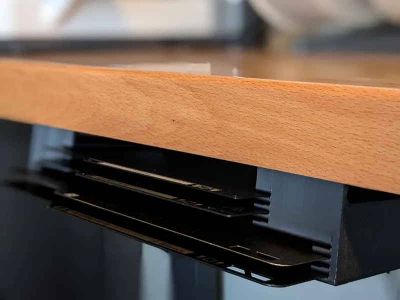 Under Desk Build Plate Holder (257mm & 184mm)