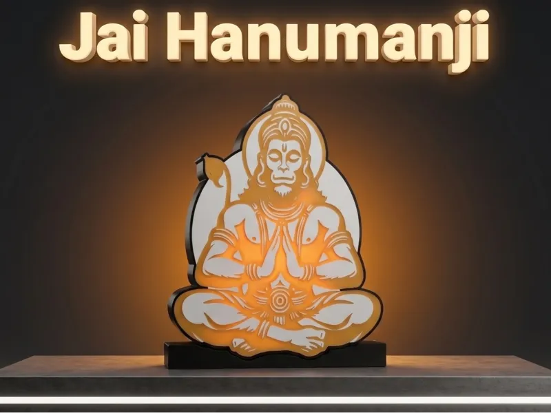 Hanumanji Lightbox | Jai Hanuman !!