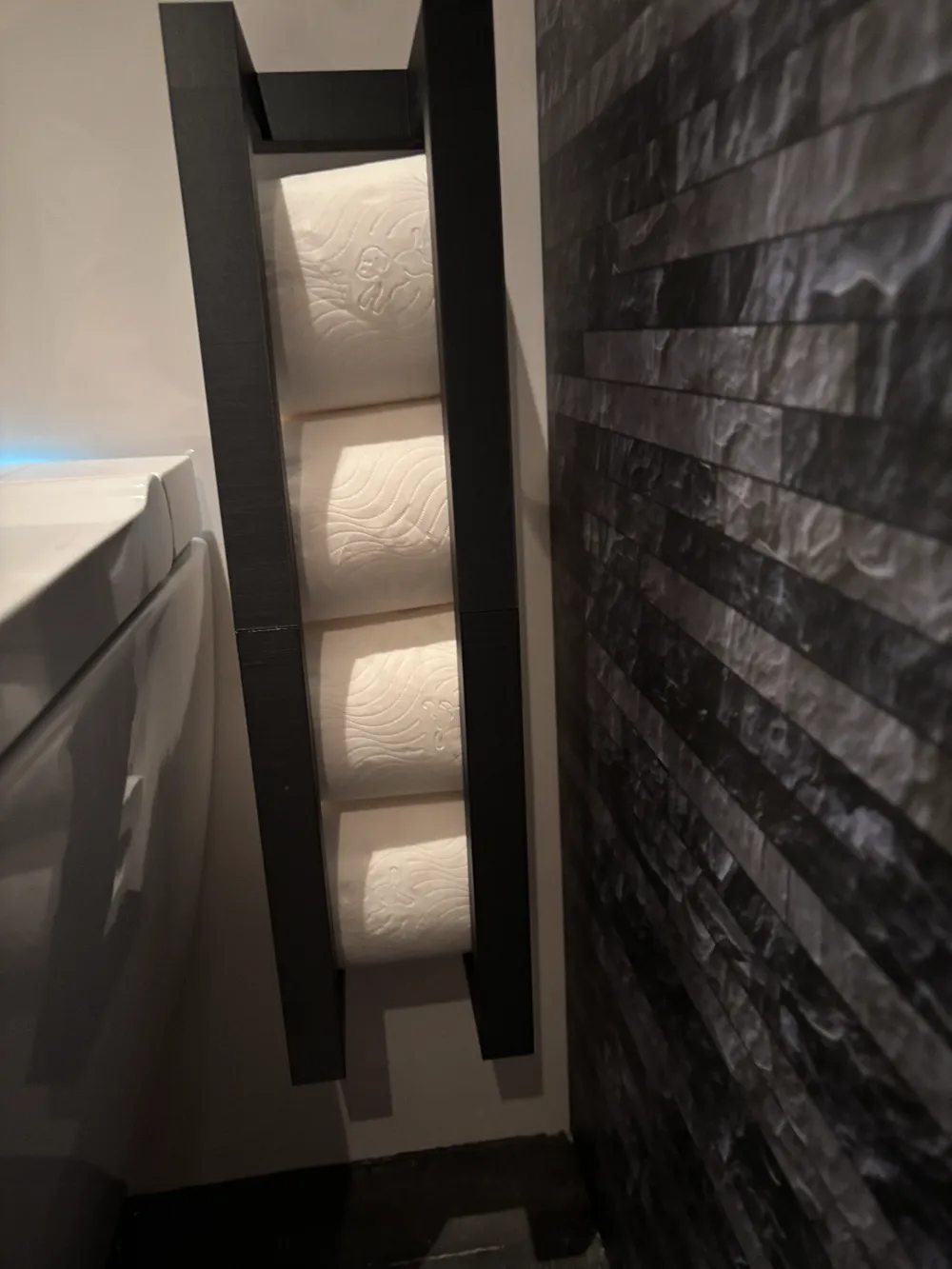 Toilet paper storage wall mount modern by DutchJerry - MakerWorld
