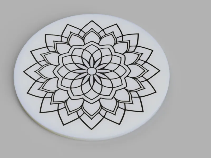 Mandala 3 / Untersetzer / Coaster