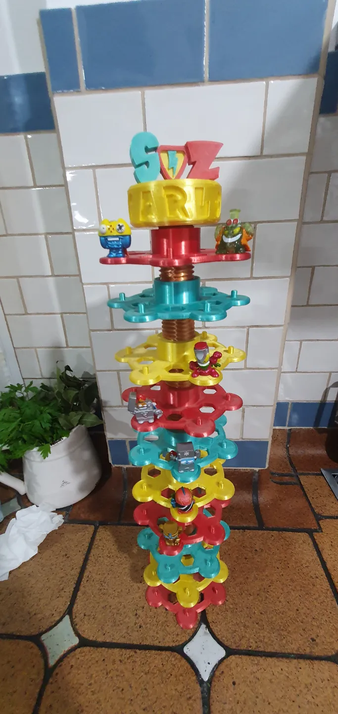 Superzings rotating tower