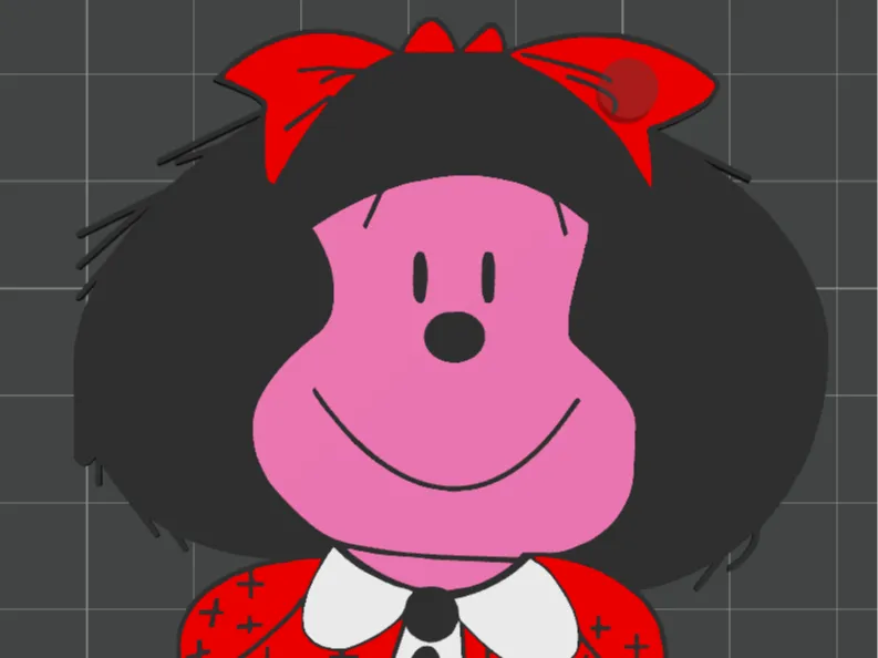 MAFALDA character keychain