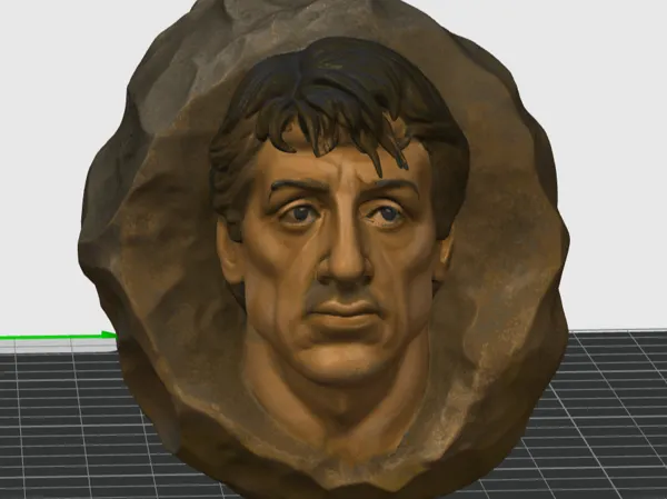 Rocky Bal-Boulder — sculpture parodique