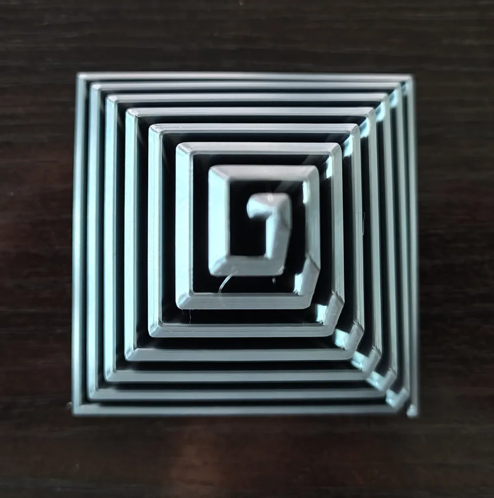 Infinity Pyramid Infinity Spiral Pyramid – Optical Illusion Toy - Free 3D Print Model ...