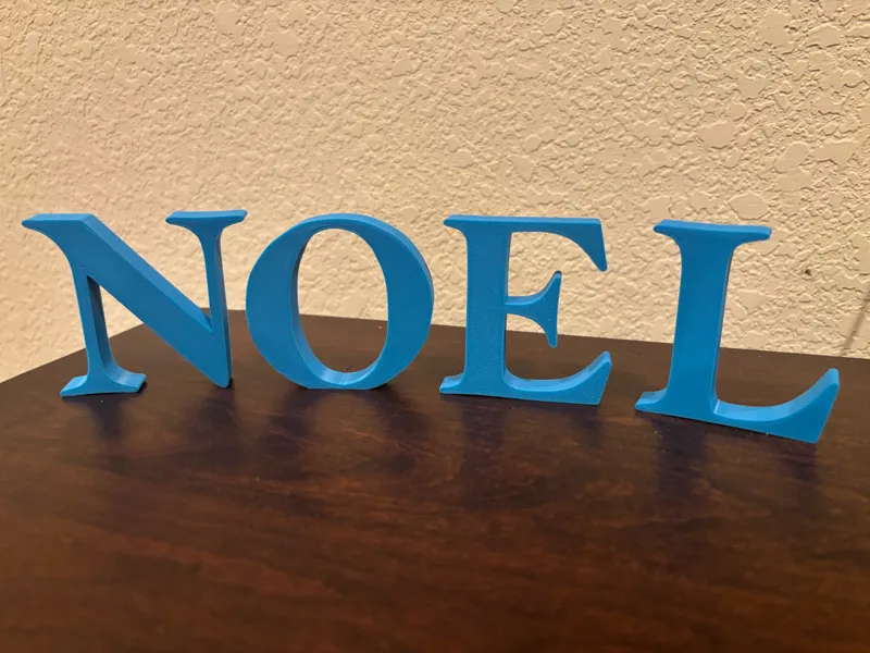 Noel Christmas sign/letters
