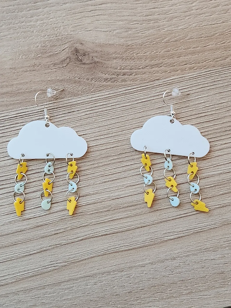 Thunderstorm Earrings view 2