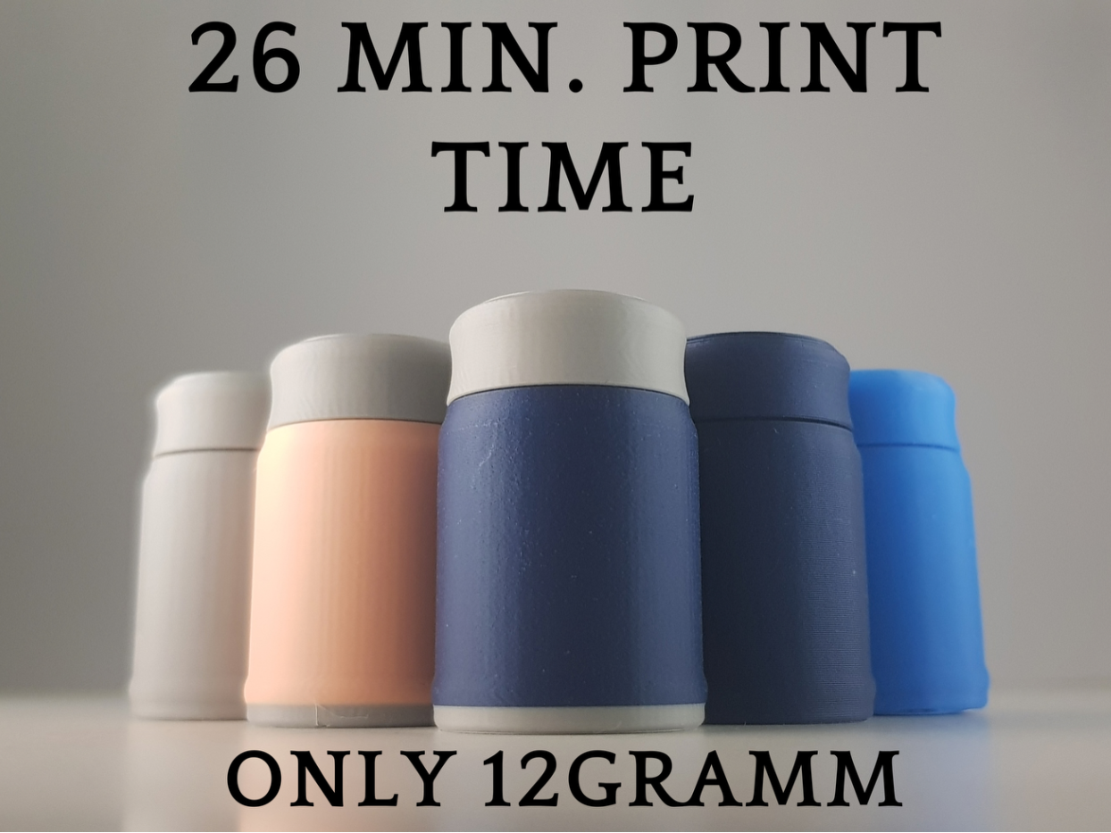 Mini Thermo Jar Keychain/26min. Fast Print/12g