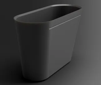 Sleek Car Trash Bin (VW Touran '19)
