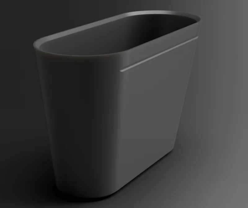 Sleek Car Trash Bin (VW Touran '19)