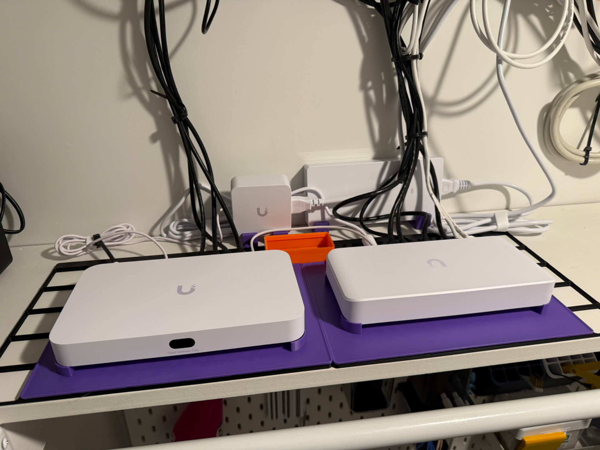 Ubiquiti Gateway and Flex Switch Gridfinity Stands