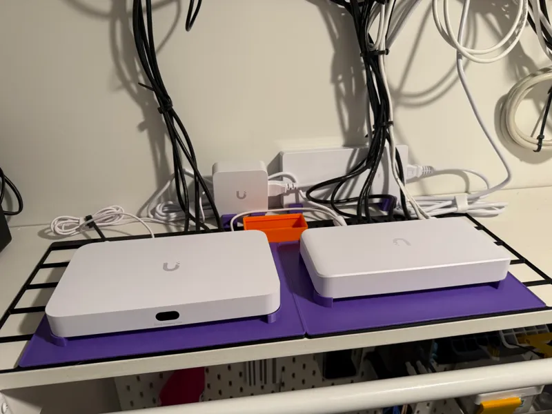 Ubiquiti Gateway and Flex Switch Gridfinity Stands