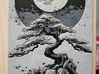 Bonsai sur roche