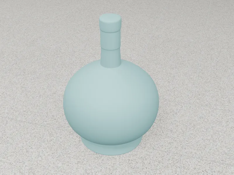 Bouteille ronde alcool