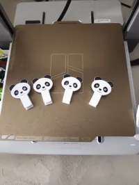 CLIP PANDA 4 PEZZI