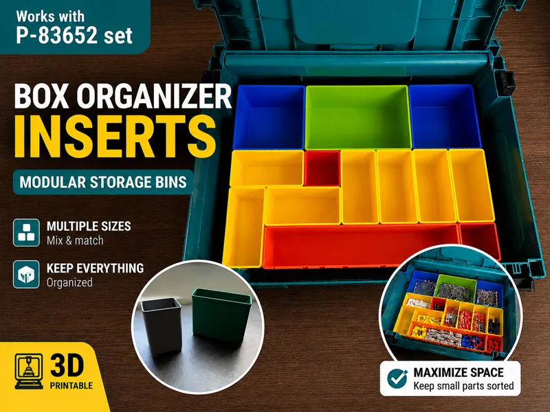 Modular Organizer Inserts for Makita P-83652