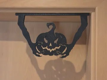 Modelo para impresión 3D: Halloween Türrahmen-Deko Kürbis — vista de referencia 5