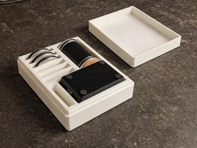 Storage box for roller grinder (Aliexpress)