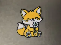 Fuchs mit Blume