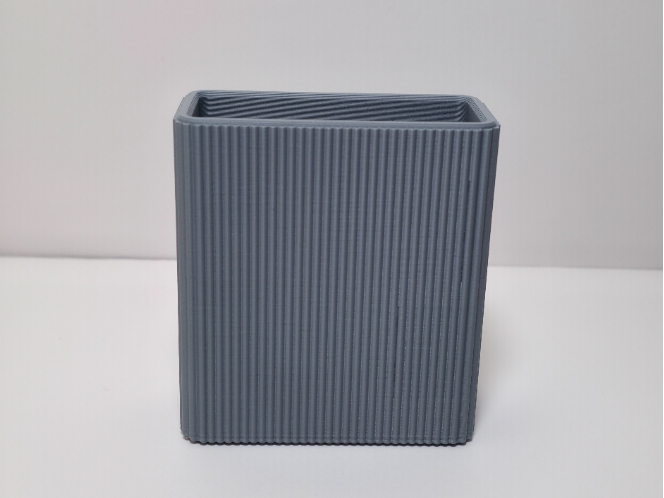 Modern Ribbed Magnetic Pen & Marker Holder