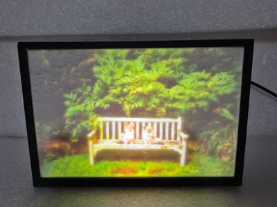LED Lithophane box