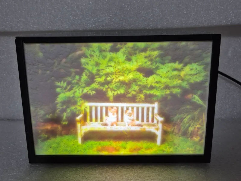 LED Lithophane box