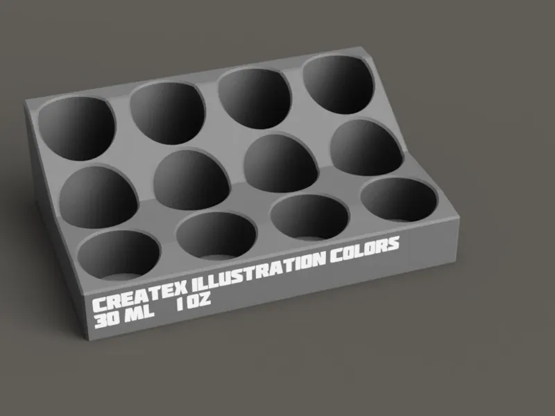 Createx Illustration Colors Farbhalter / 1 OZ.