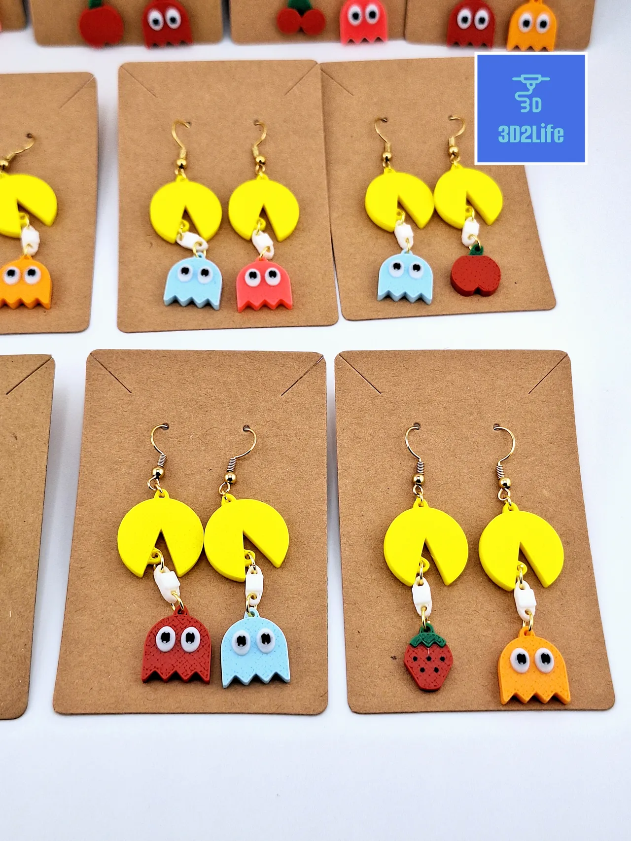 Pac-Man Earring set view 3
