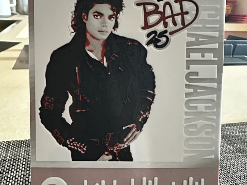 MJ Bad (HueForge) Spotify Code