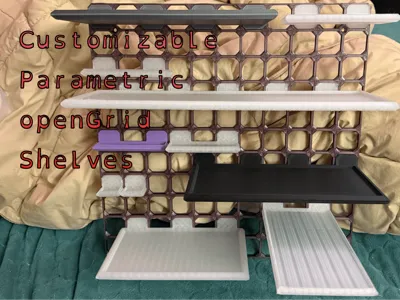 Customizable openGrid Shelves