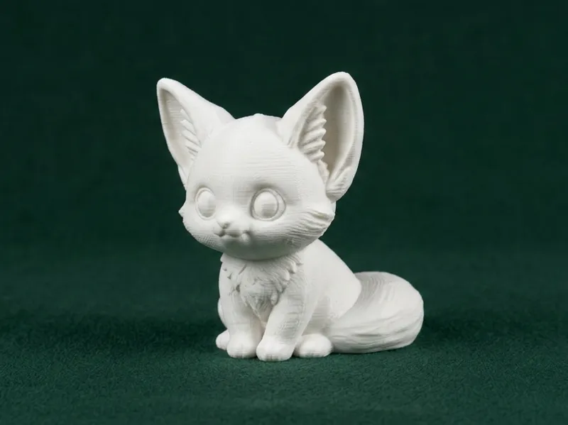 Cute Chibi Fennec Fox Figurine