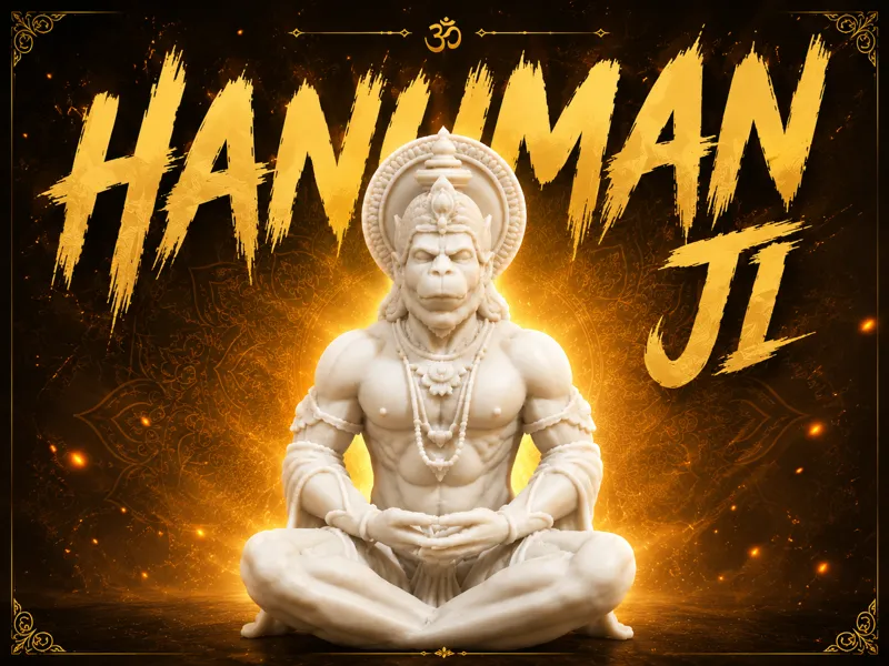 Meditating Hanuman | Divine Sitting Pose