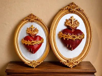 Baroque Sacred Heart of Jesus