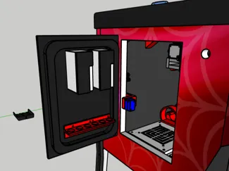 Mini Pin Coin Door Mod