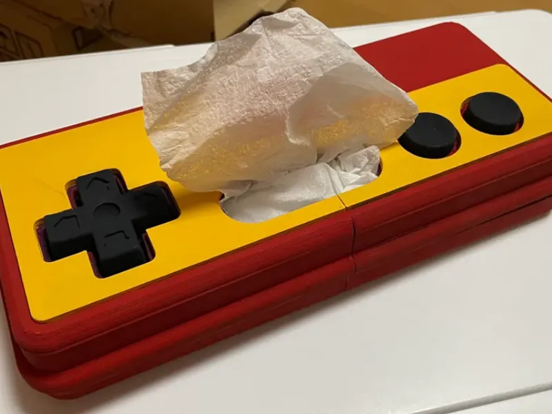 Famicon Controller-like Tissue Box