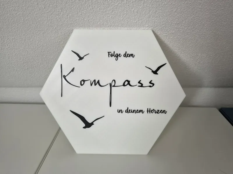 Hexagon Wandbild