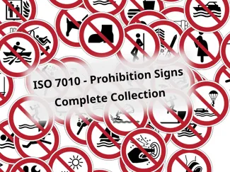 ISO 7010 Prohibition Signs - Complete Collection
