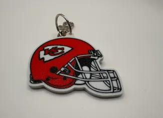 Kansas City Chiefs Helmet Keychain