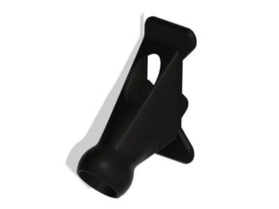 Bambu Lab X2D/P2S adapter for segmented poop chute