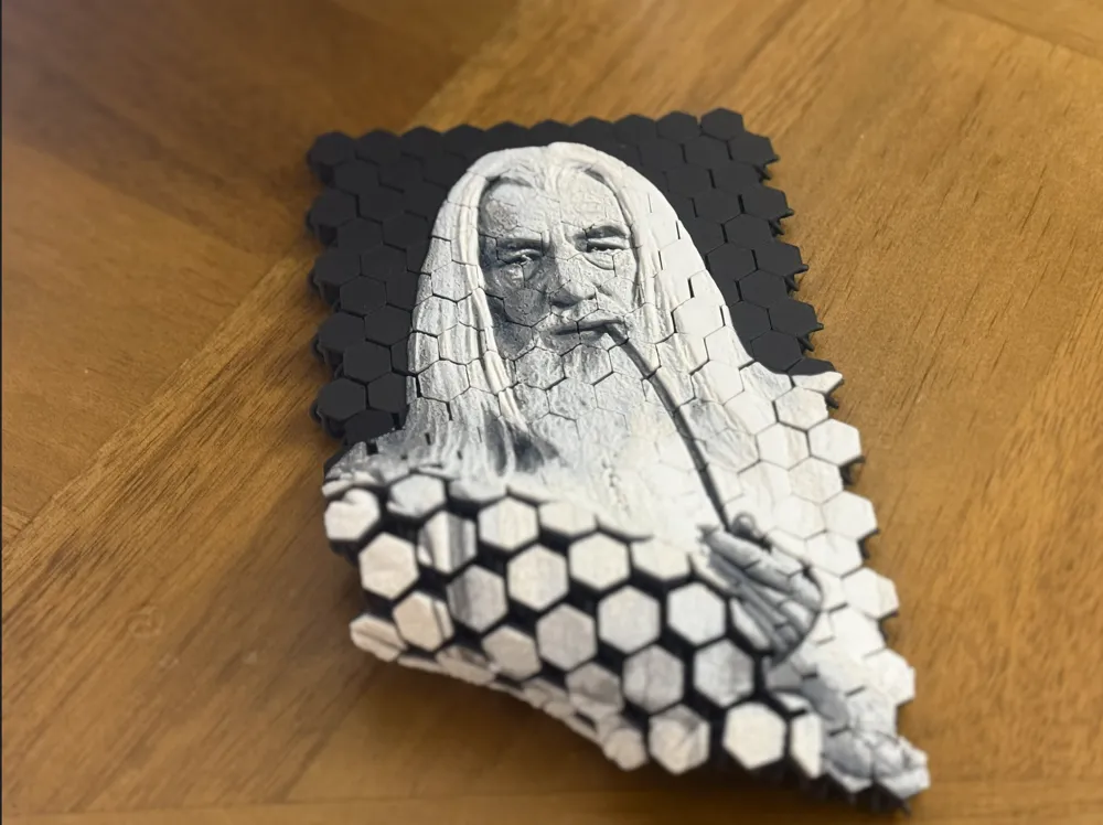 Regalo decorativo di figurine da collezione fatte a mano con figura decorativa del cavaliere Gandalf