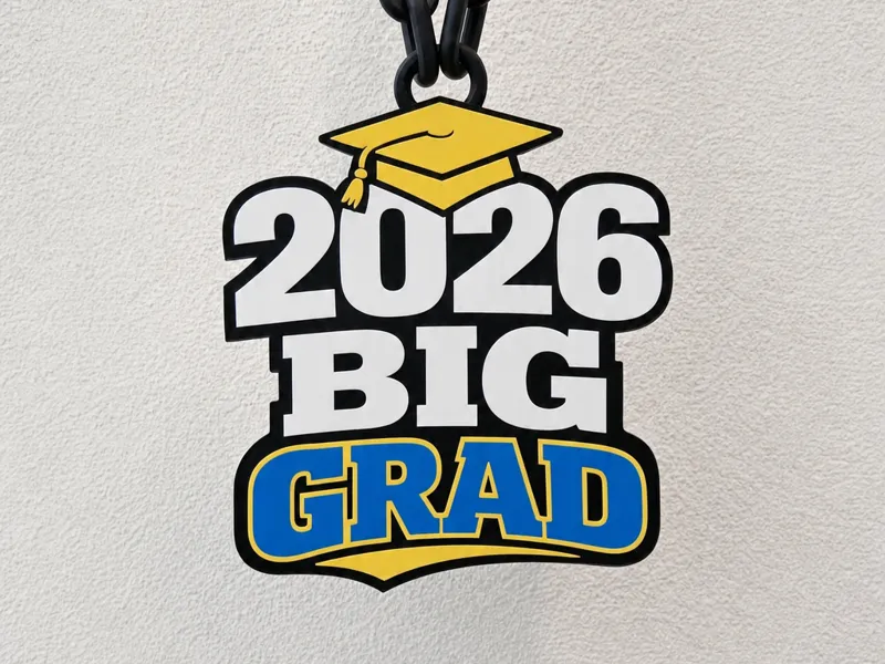 "2026 Big Grad" Hype Chain Pendant