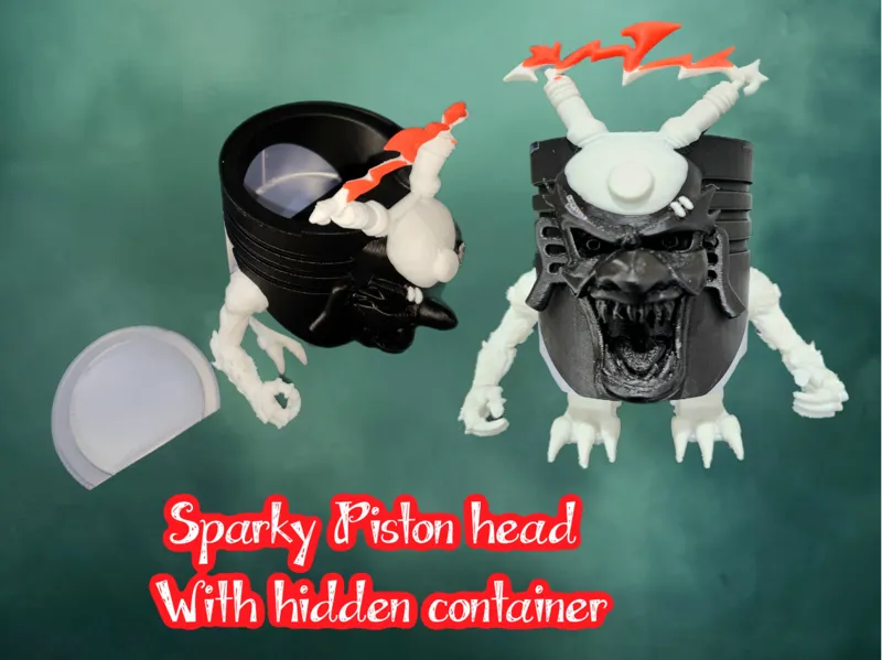 Sparky Piston container