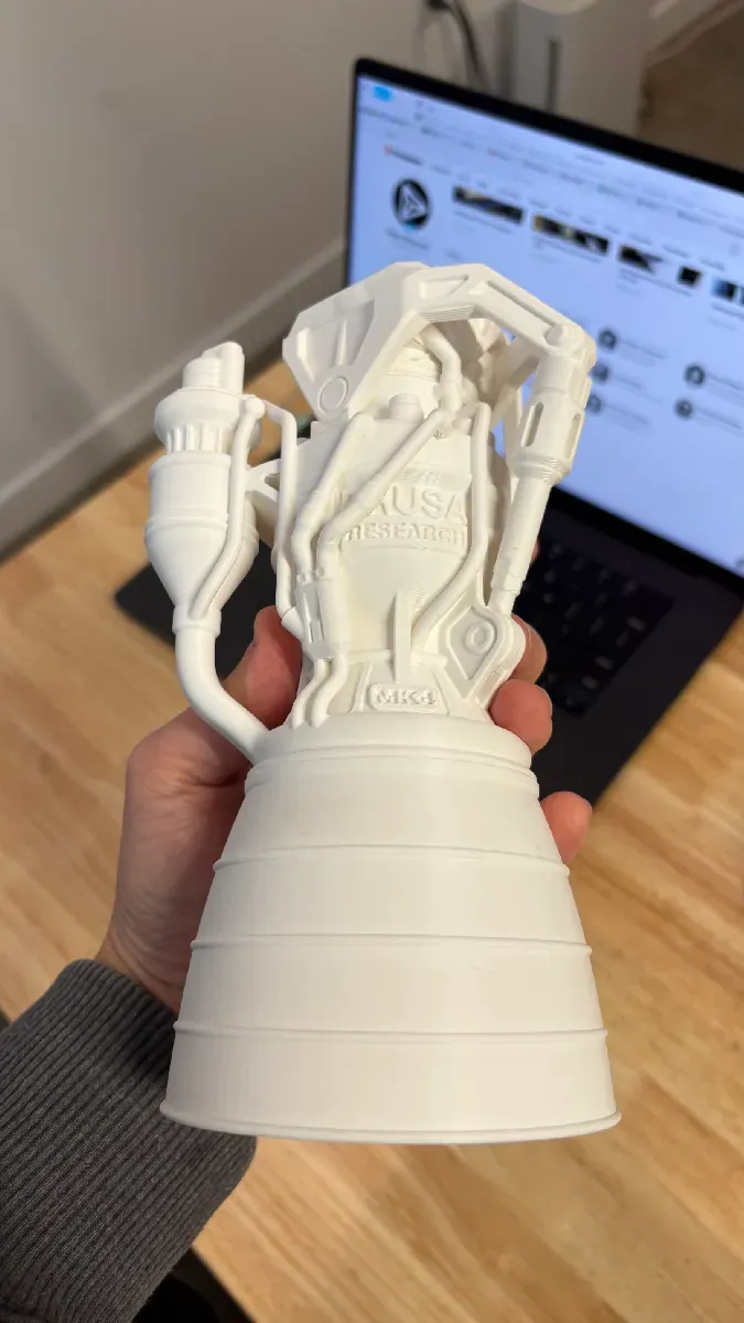 Prusa Rocket Engine,easier to print+A1mini profile - Free 3D Print ...