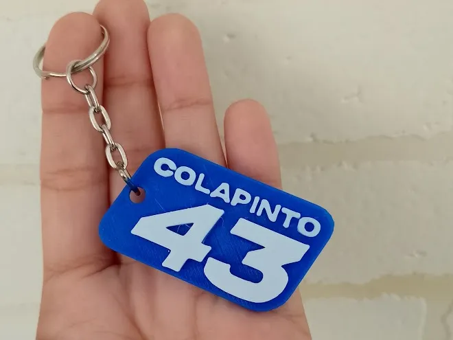 Franco Colapinto Keychain ARGENTINA 43