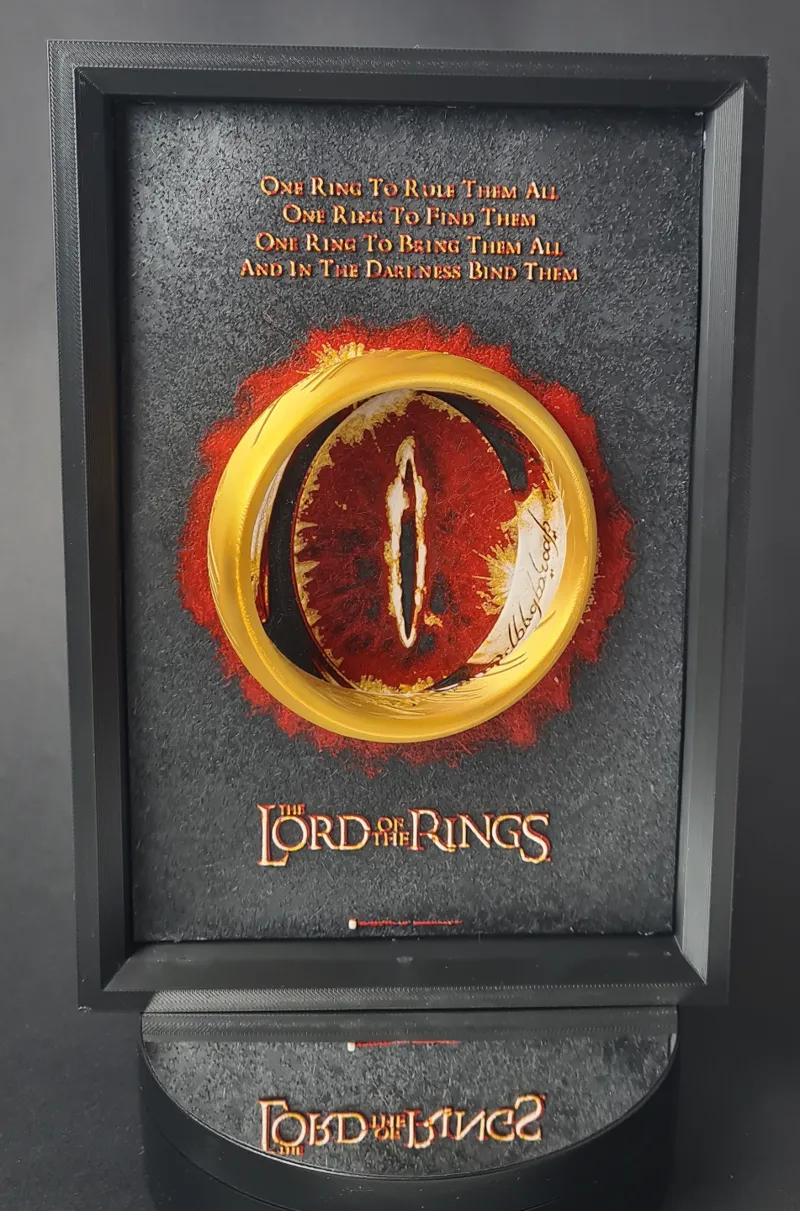 The One ring Lord of the rings Hueforge