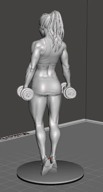 Soporte: Fitness woman model — vista de referencia 4