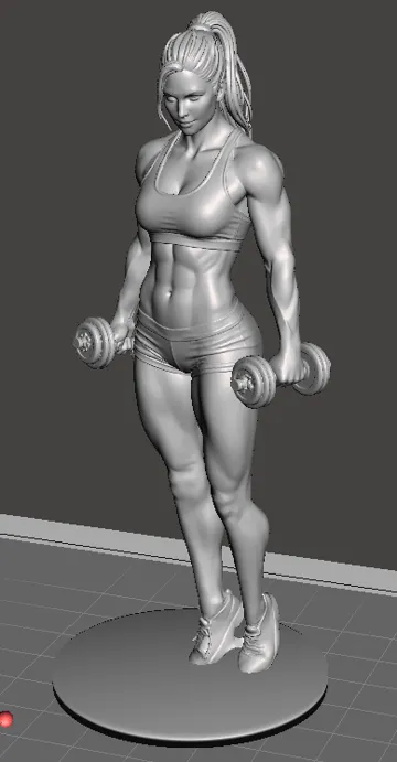 Soporte: Fitness woman model — vista de referencia 3